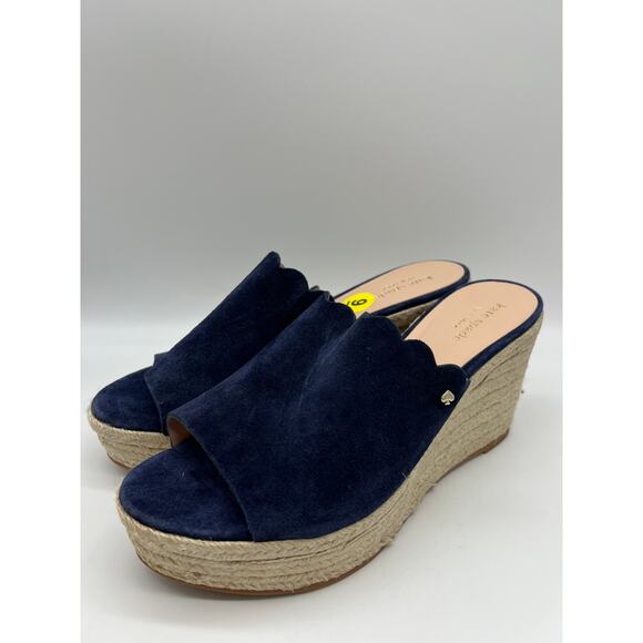 Kate Spade Toby Wedges Women's Espadrille Blue Sandal Size 9📦 - Picture 6 of 12